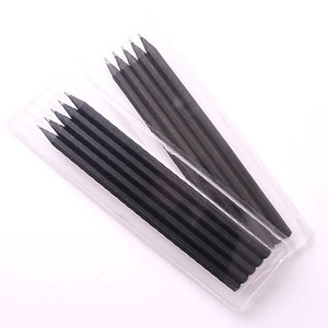흑목육각미두연필 투명케이스5P세트